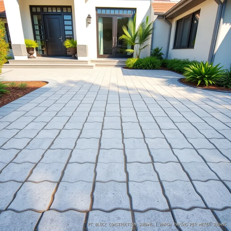 harga paving per meter Subang