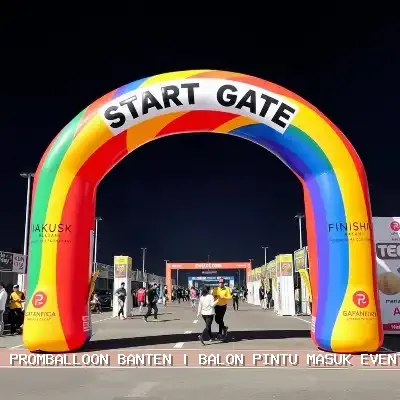 balon pintu masuk event Banten