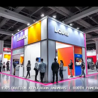 booth pameran Kepulauan Anambas