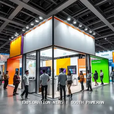 booth pameran Nias