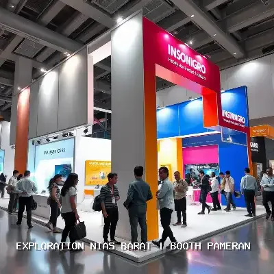 booth pameran Nias Barat