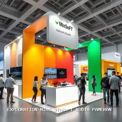 booth pameran Nias Utara