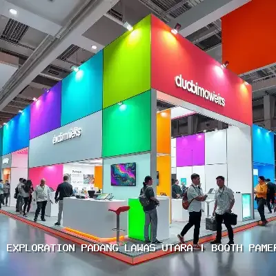 booth pameran Padang Lawas Utara