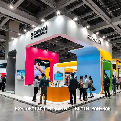 booth pameran Samosir