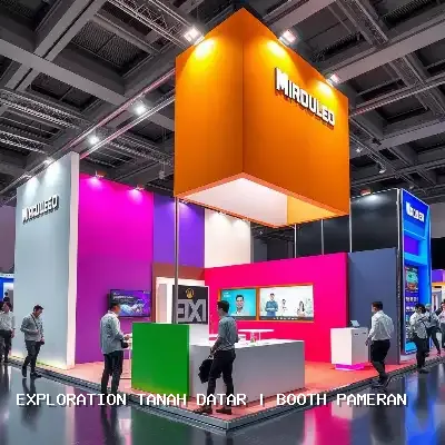 booth pameran Tanah Datar