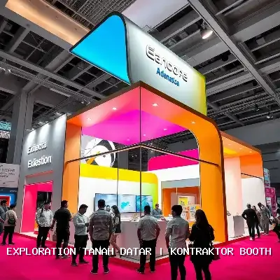 kontraktor booth Tanah Datar