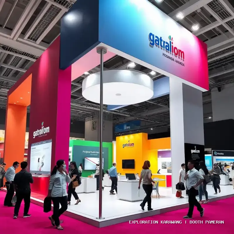 booth pameran Karawang