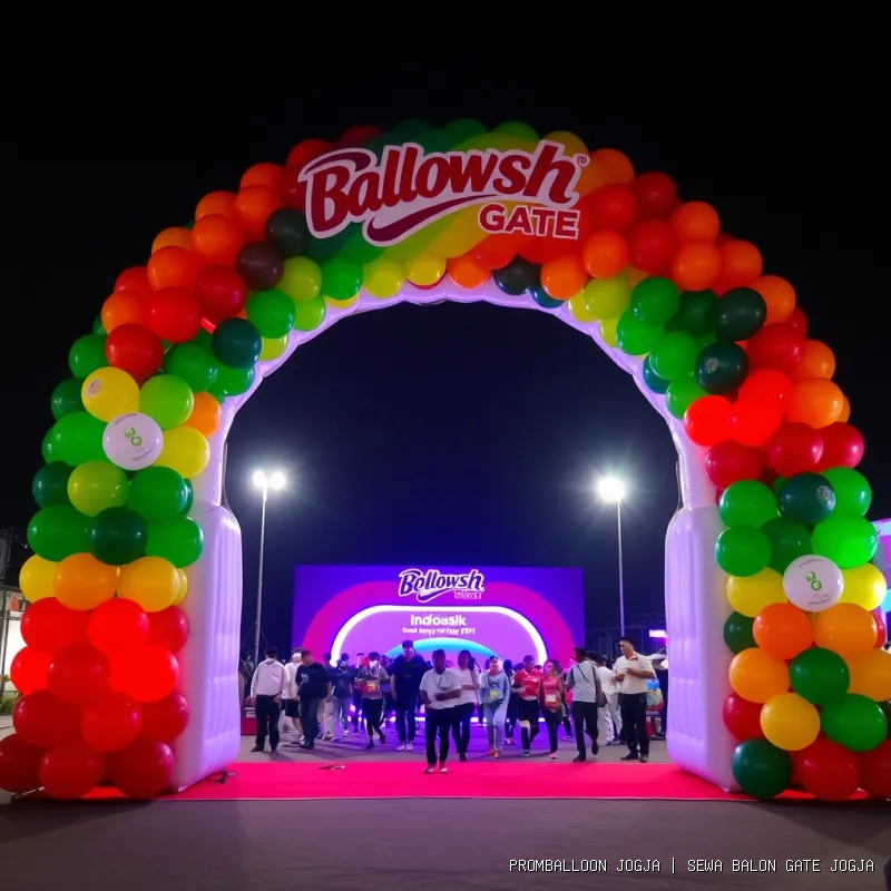 sewa balon gate Jogja