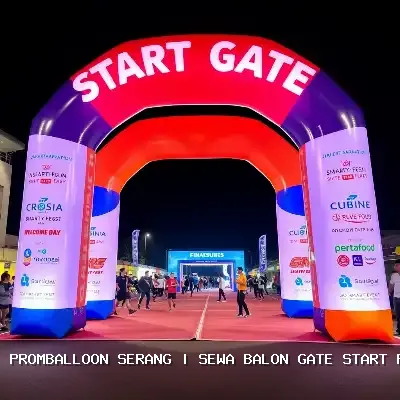 sewa balon gate start finish Serang