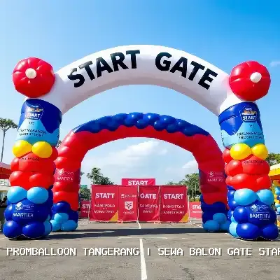 sewa balon gate start finish Tangerang