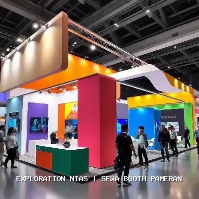 sewa booth pameran Nias