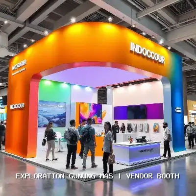 vendor booth Gunung Mas