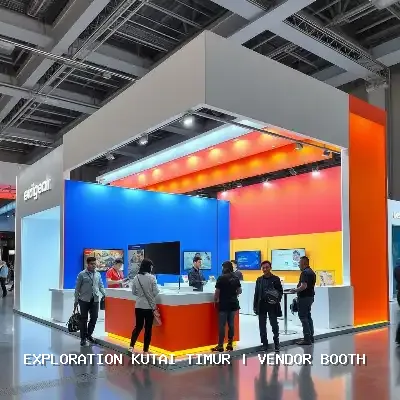 vendor booth Kutai Timur