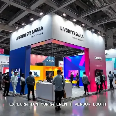 vendor booth Muara Enim