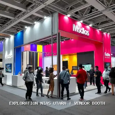 vendor booth Nias Utara