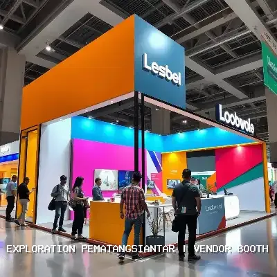 vendor booth Pematangsiantar