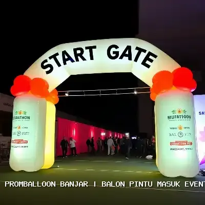 balon pintu masuk event Banjar