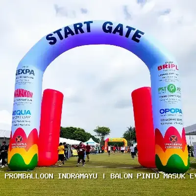 balon pintu masuk event Indramayu