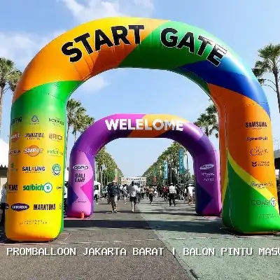 balon pintu masuk event Jakarta Barat