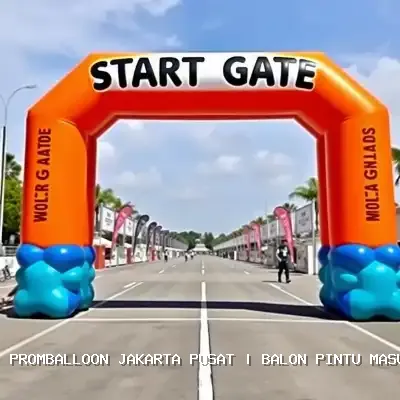 balon pintu masuk event Jakarta Pusat