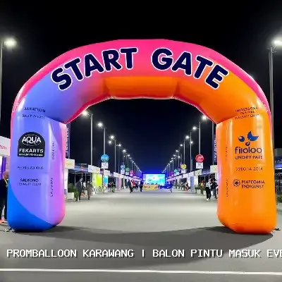 balon pintu masuk event Karawang