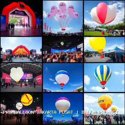 balon promosi Jakarta Pusat