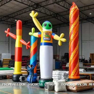 boneka balon menari Jakarta Utara