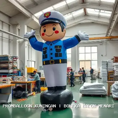 boneka balon menari Kuningan