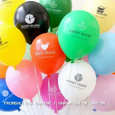 harga balon sablon Banjar
