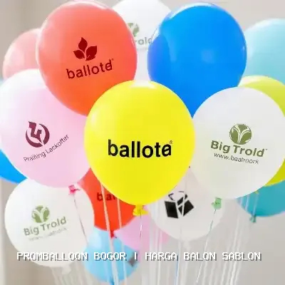 harga balon sablon Bogor