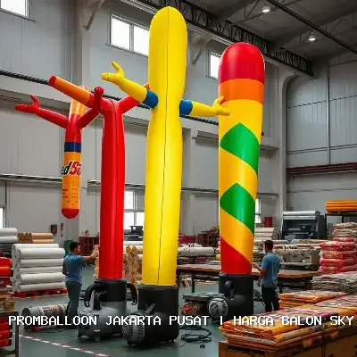 harga balon sky dancer promosi Jakarta Pusat