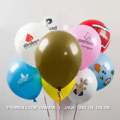 jasa sablon balon Banjar