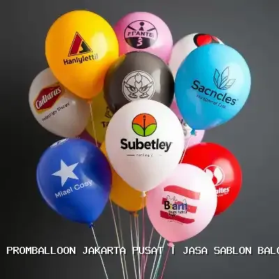 jasa sablon balon Jakarta Pusat