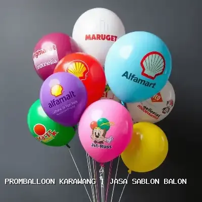 jasa sablon balon Karawang
