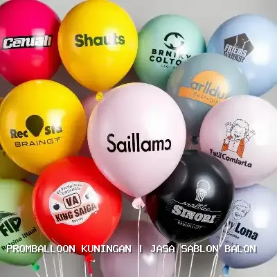 jasa sablon balon Kuningan