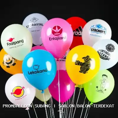 sablon balon terdekat Subang