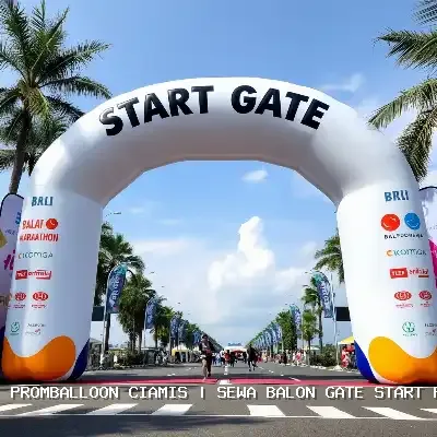 sewa balon gate start finish Ciamis