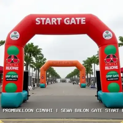 sewa balon gate start finish Cimahi
