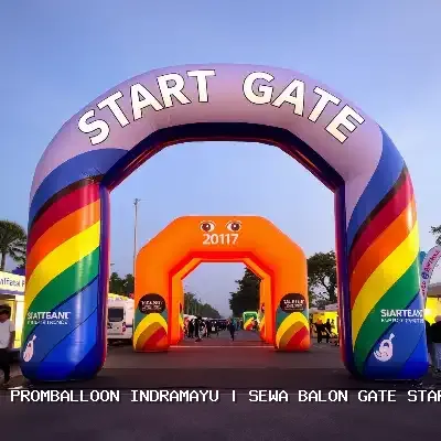 sewa balon gate start finish Indramayu