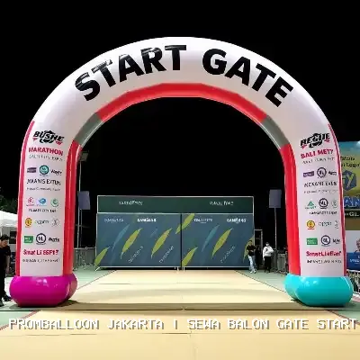 sewa balon gate start finish Jakarta