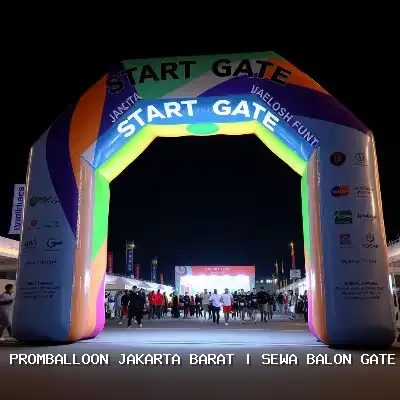 sewa balon gate start finish Jakarta Barat
