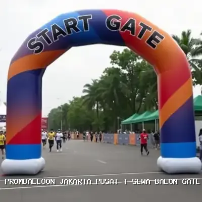 sewa balon gate start finish Jakarta Pusat