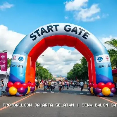 sewa balon gate start finish Jakarta Selatan