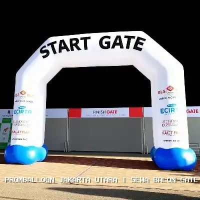 sewa balon gate start finish Jakarta Utara