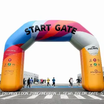 sewa balon gate start finish Pangandaran