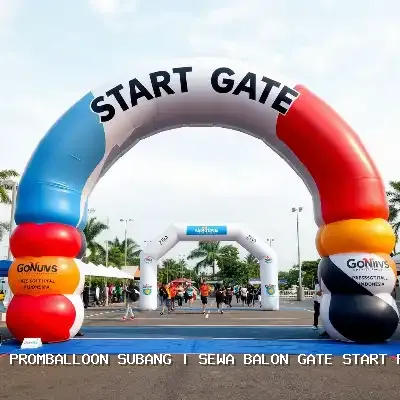 sewa balon gate start finish Subang