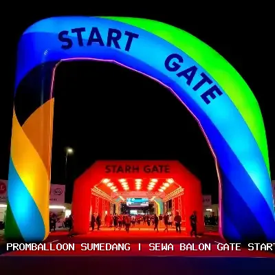 sewa balon gate start finish Sumedang
