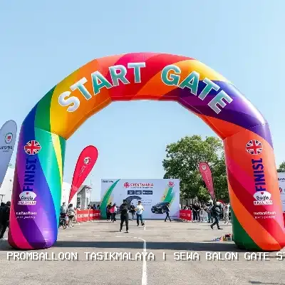 sewa balon gate start finish Tasikmalaya