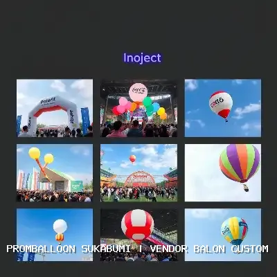 vendor balon custom Sukabumi