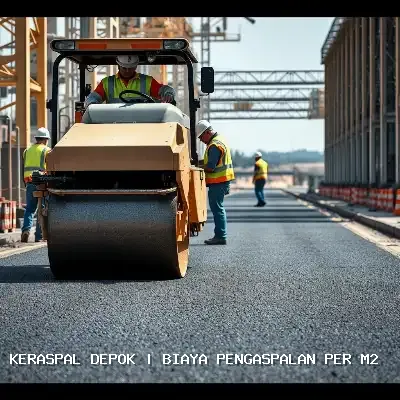 biaya pengaspalan per m2 Depok